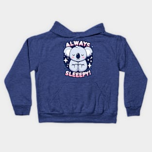 Always Sleeeepy Koala Kids Hoodie